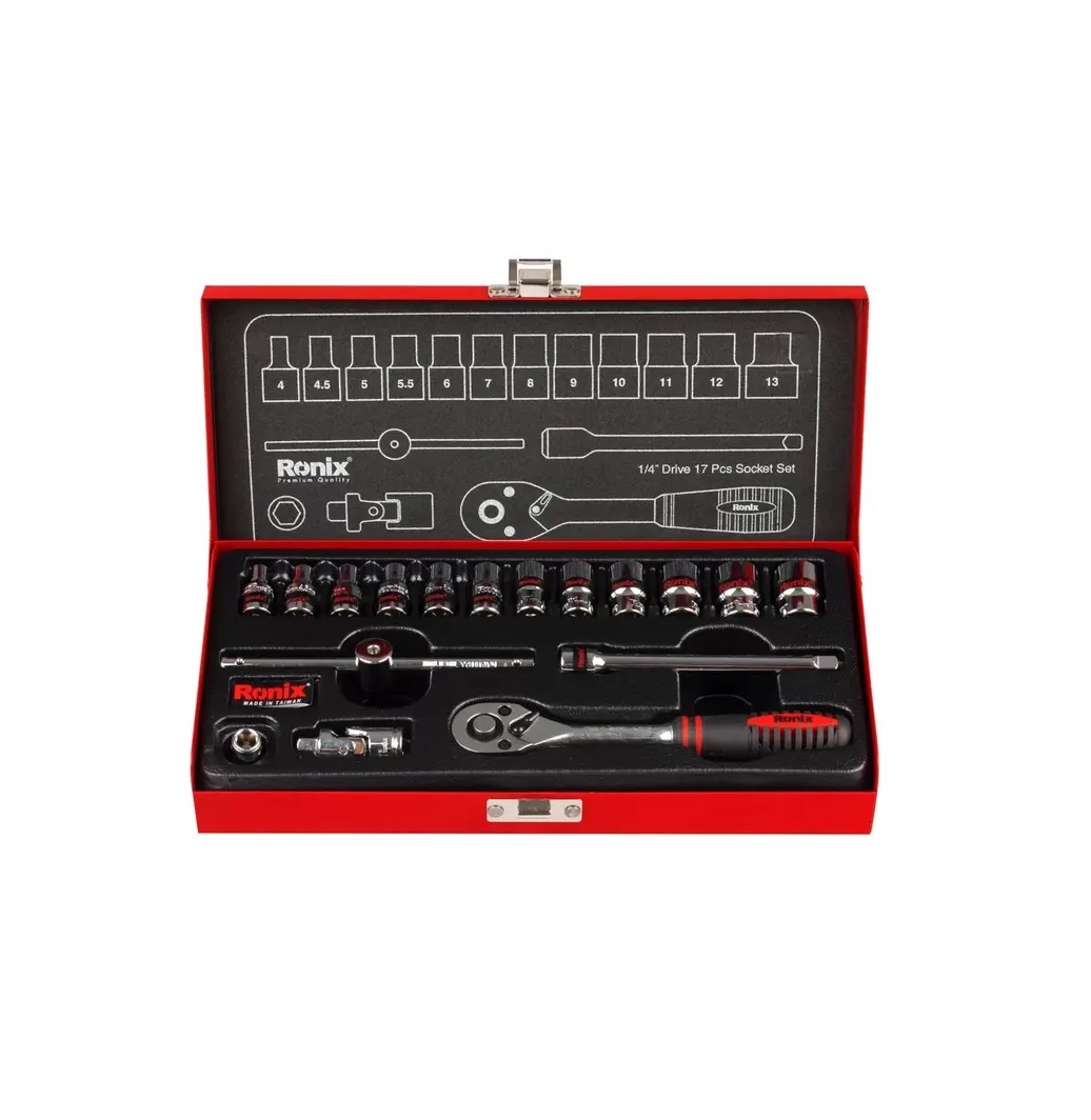  جعبه بکس 17 عددی 1/4 اینچ 2617 رونیکس 