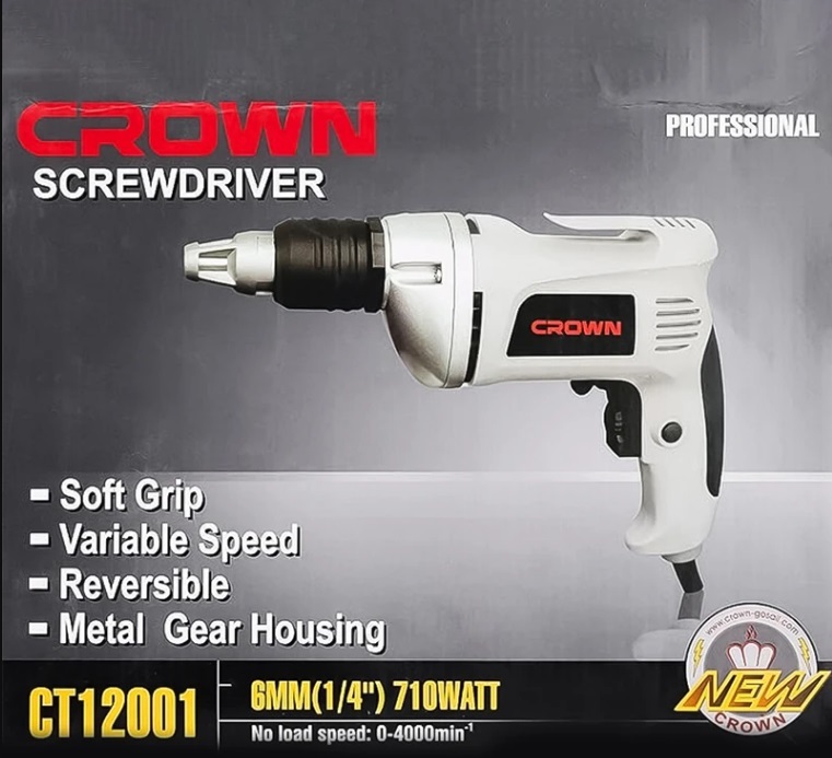 خرید پیچ گوشتی برقی درایوال کرون 710 وات مدل CT12001