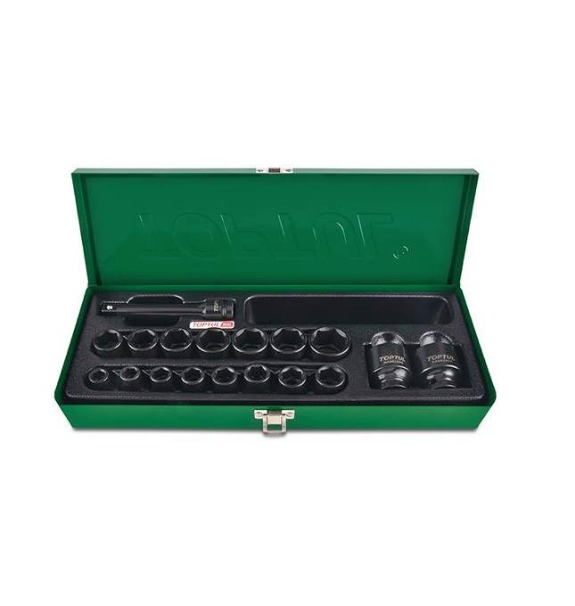  جعبه بکس فشار قوی تاپ تول 18 پارچه 1/2 اینچ مدل GCAD1807 