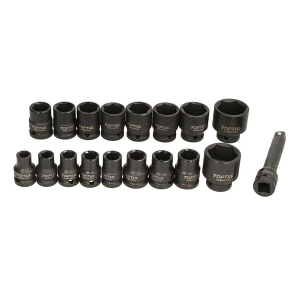  خرید جعبه بکس فشار قوی تاپ تول 18 پارچه 1/2 اینچ مدل GCAD1807 
