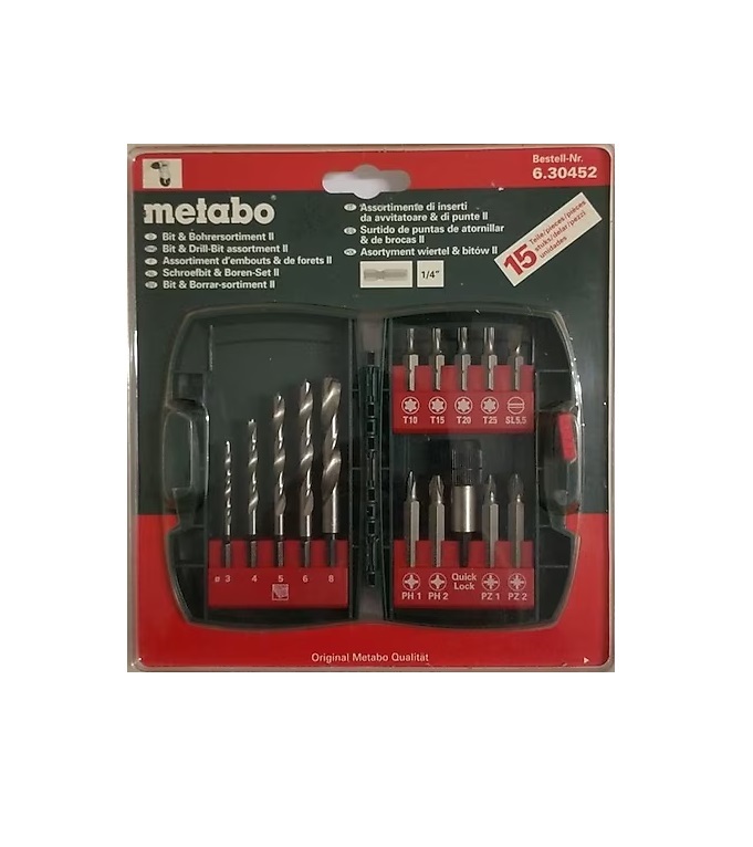 ست بیت و مته 15 عددی متابو