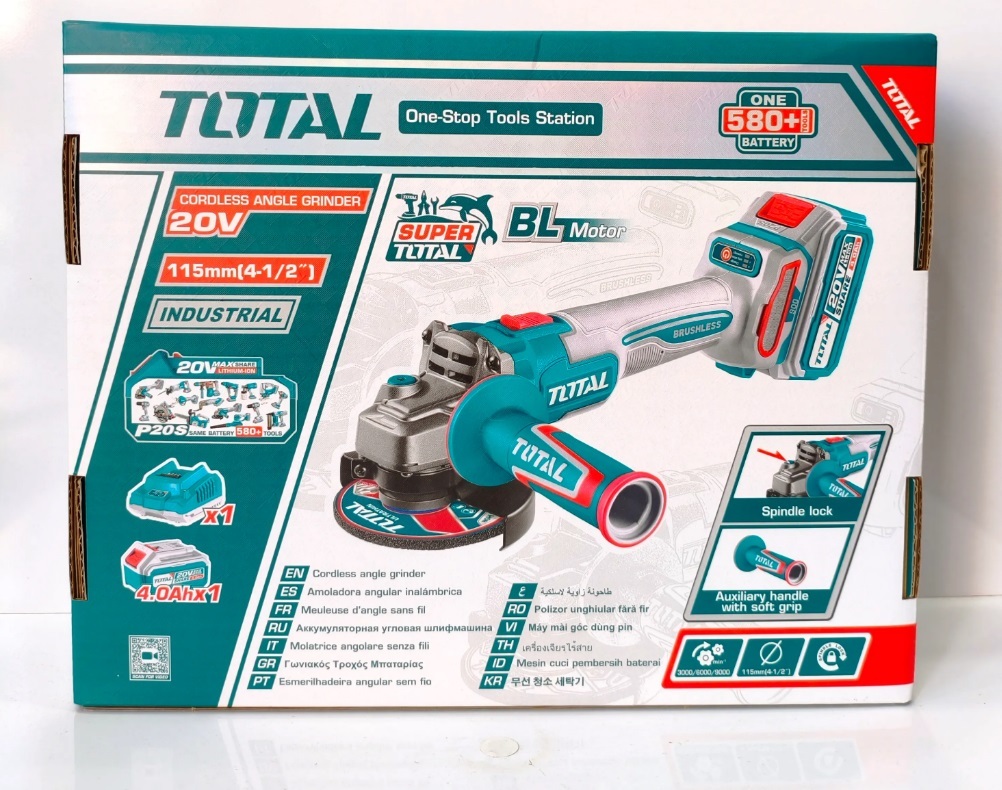 قیمت مینی فرز شارژی براشلس توتال مدل TAGLI261521